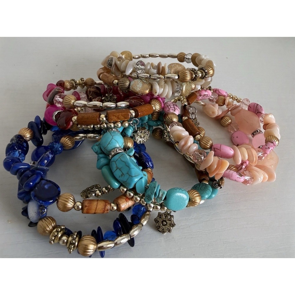 Vintage & Modern Costume Jewelry Lot 40+ Pcs Estate Craft Some Wearable 1.25lbs - Picture 4 of 5